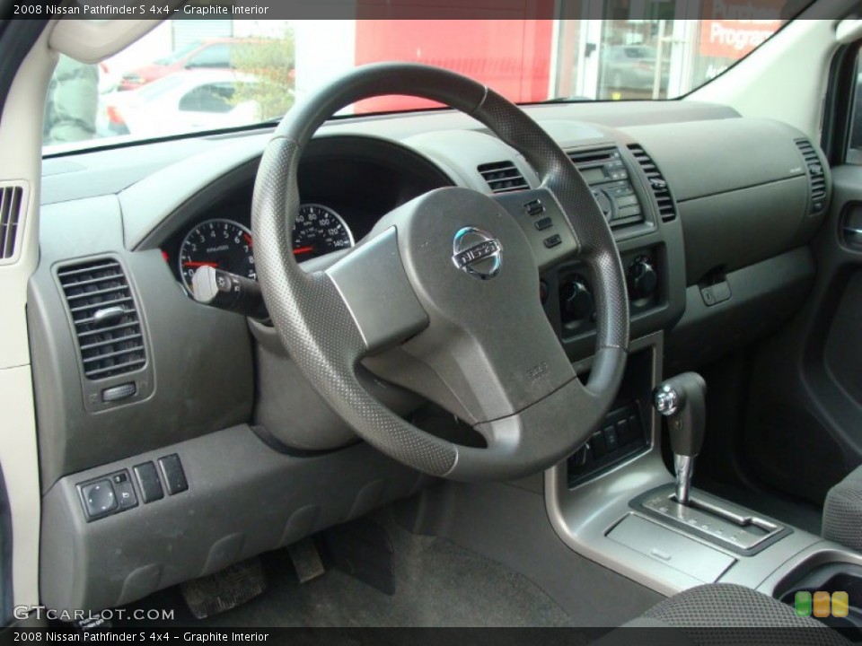 Graphite Interior Dashboard for the 2008 Nissan Pathfinder S 4x4 #66194143