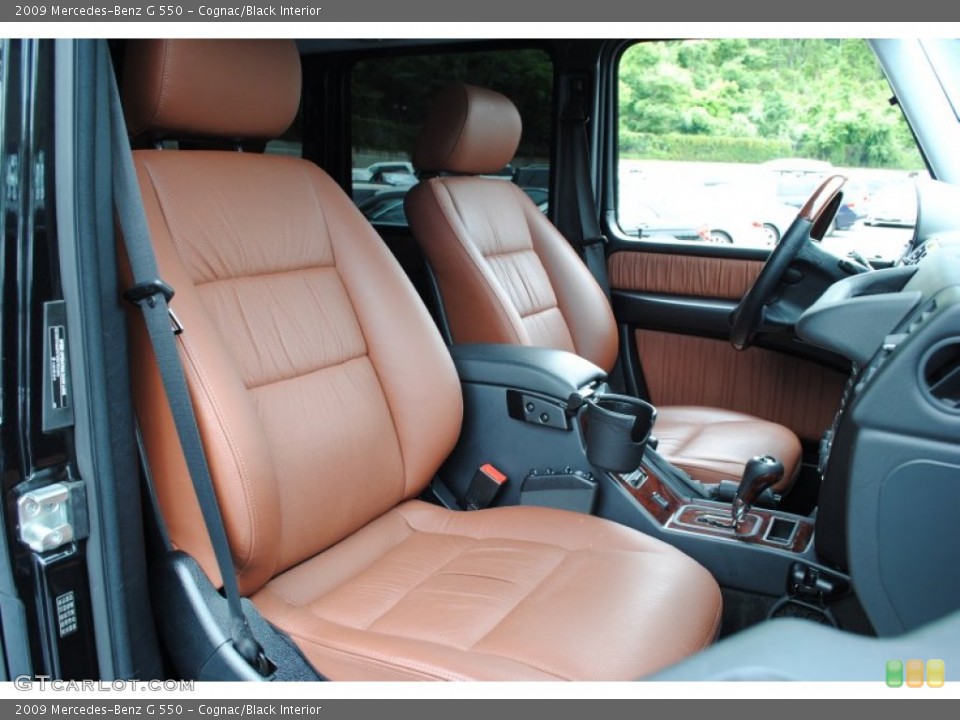 Cognac/Black Interior Photo for the 2009 Mercedes-Benz G 550 #66198306