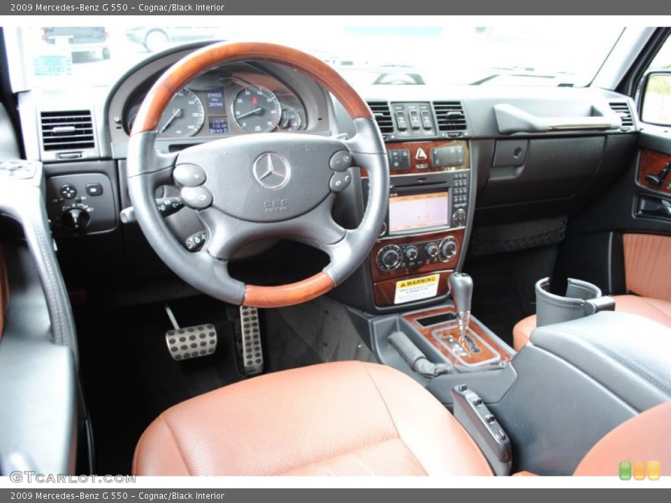 Cognac/Black Interior Dashboard for the 2009 Mercedes-Benz G 550 #66198324