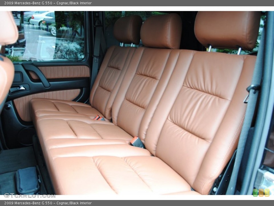 Cognac/Black Interior Rear Seat for the 2009 Mercedes-Benz G 550 #66198327