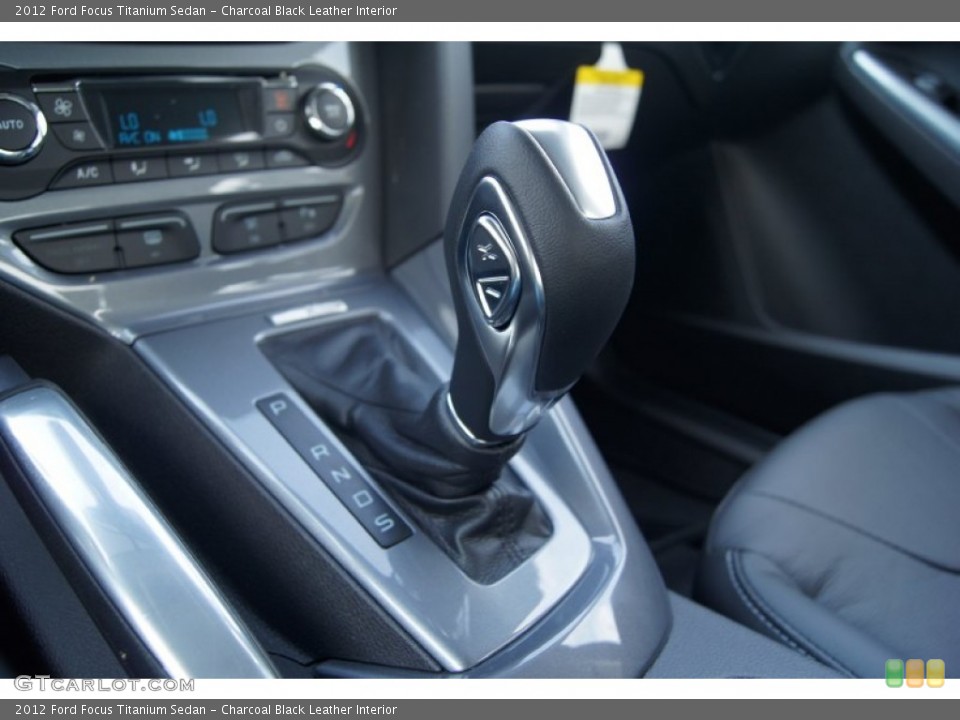 Charcoal Black Leather Interior Transmission for the 2012 Ford Focus Titanium Sedan #66199319
