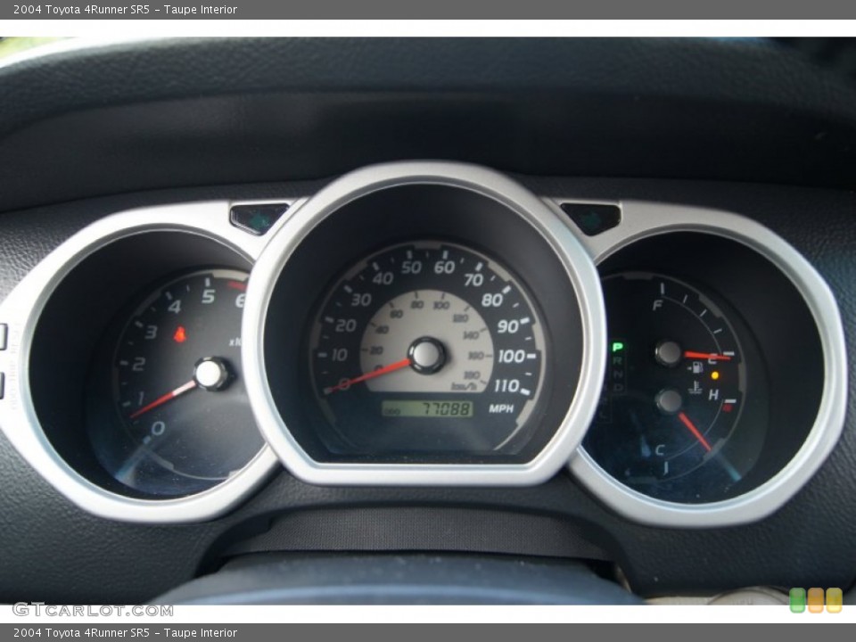 Taupe Interior Gauges for the 2004 Toyota 4Runner SR5 #66199526