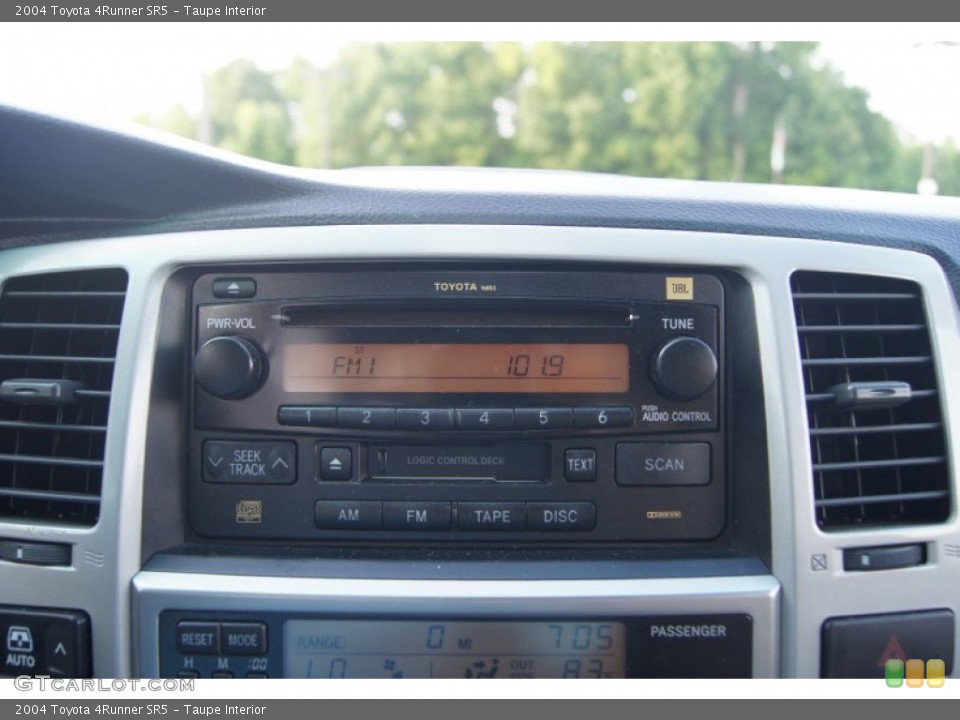 Taupe Interior Audio System for the 2004 Toyota 4Runner SR5 #66199542