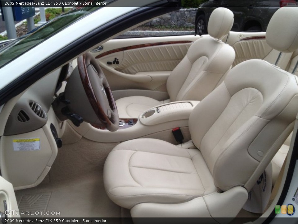 Stone Interior Photo for the 2009 Mercedes-Benz CLK 350 Cabriolet #66205041