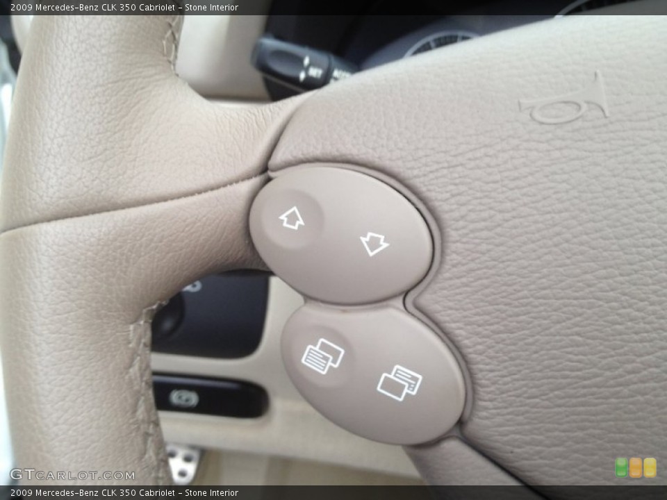Stone Interior Controls for the 2009 Mercedes-Benz CLK 350 Cabriolet #66205047