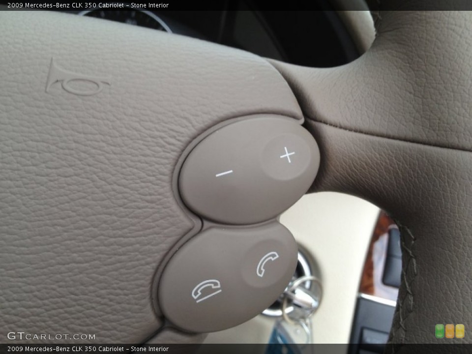 Stone Interior Controls for the 2009 Mercedes-Benz CLK 350 Cabriolet #66205050