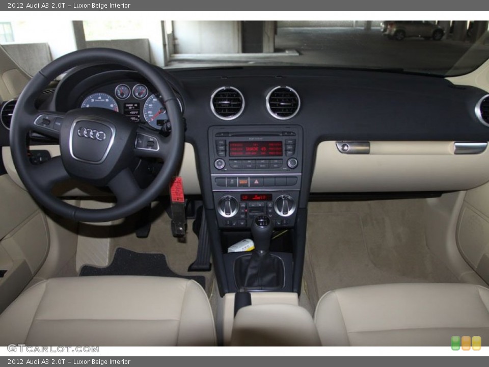 Luxor Beige Interior Dashboard for the 2012 Audi A3 2.0T #66205982