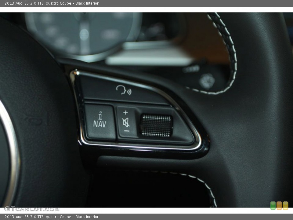 Black Interior Controls for the 2013 Audi S5 3.0 TFSI quattro Coupe #66206211