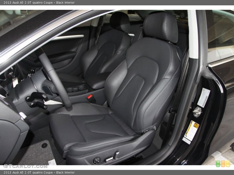 Black Interior Front Seat for the 2013 Audi A5 2.0T quattro Coupe #66206286