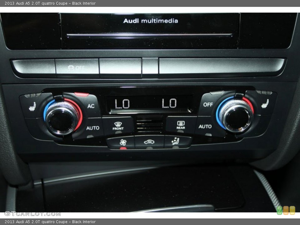 Black Interior Controls for the 2013 Audi A5 2.0T quattro Coupe #66206313