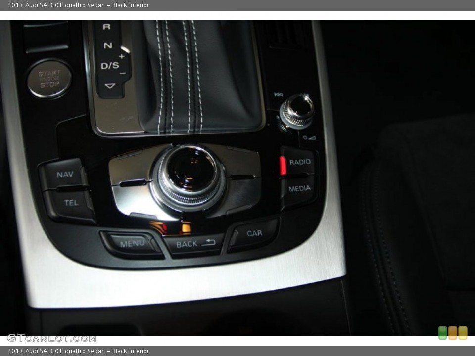Black Interior Controls for the 2013 Audi S4 3.0T quattro Sedan #66206478