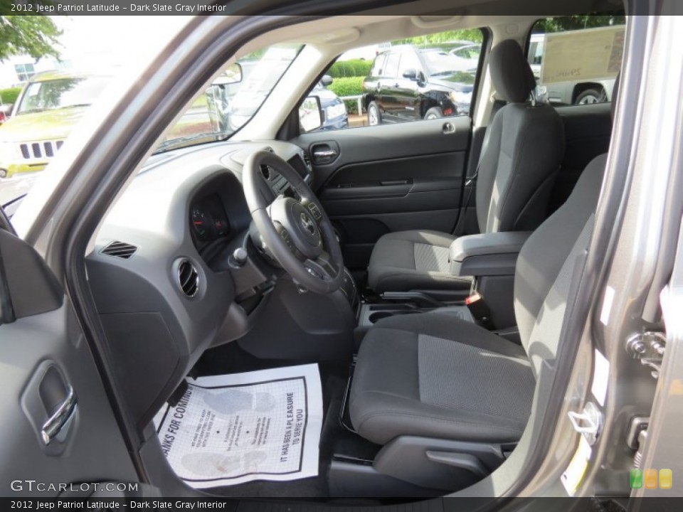 Dark Slate Gray Interior Photo for the 2012 Jeep Patriot Latitude #66208447