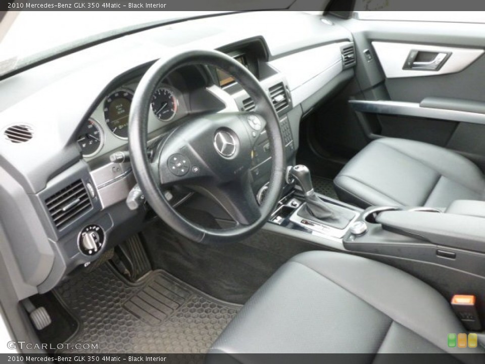 Black Interior Prime Interior for the 2010 Mercedes-Benz GLK 350 4Matic #66210100