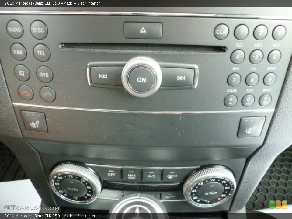 Black Interior Controls for the 2010 Mercedes-Benz GLK 350 4Matic #66210118