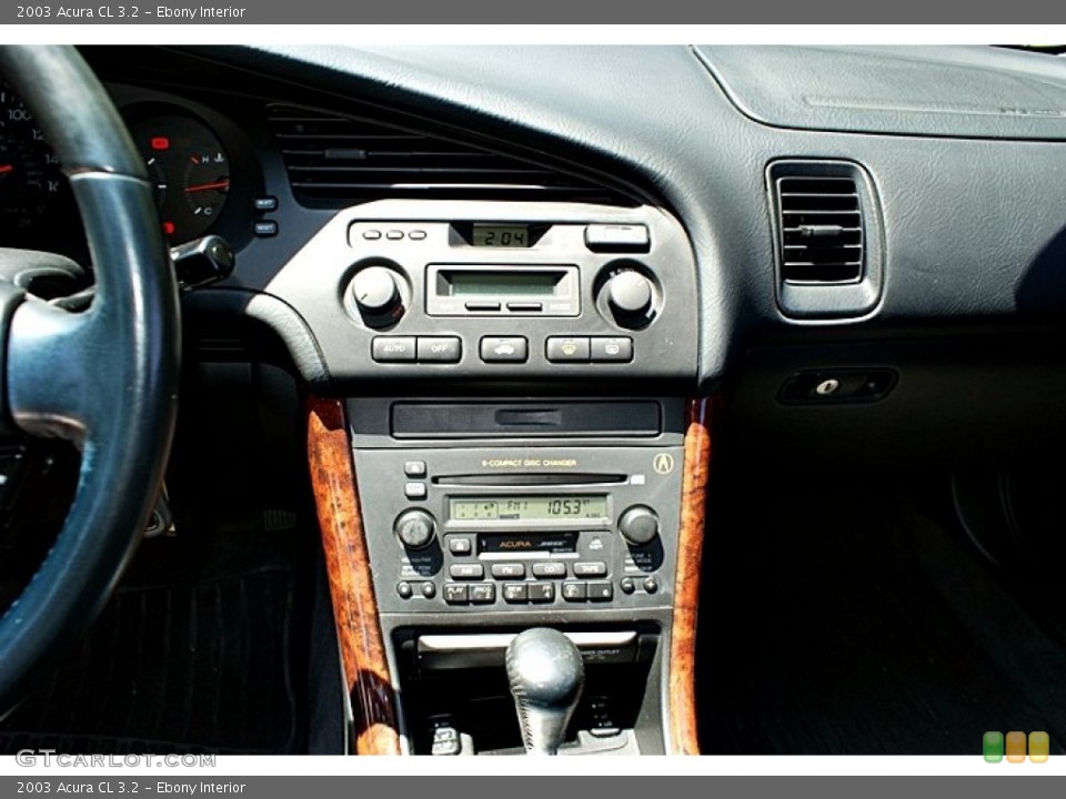 Ebony Interior Controls for the 2003 Acura CL 3.2 #66211135