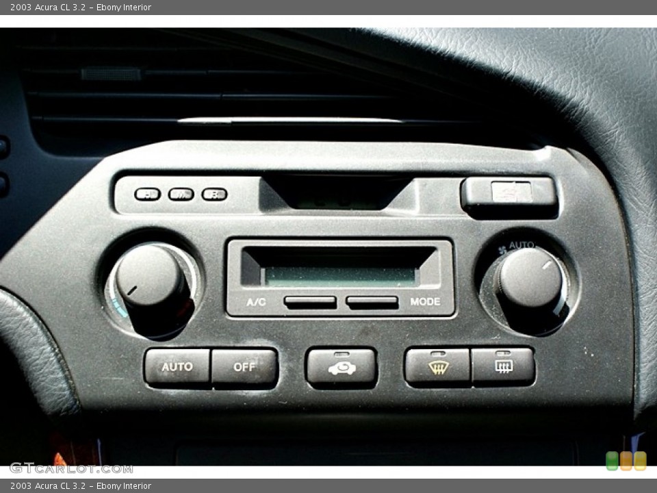 Ebony Interior Controls for the 2003 Acura CL 3.2 #66211183