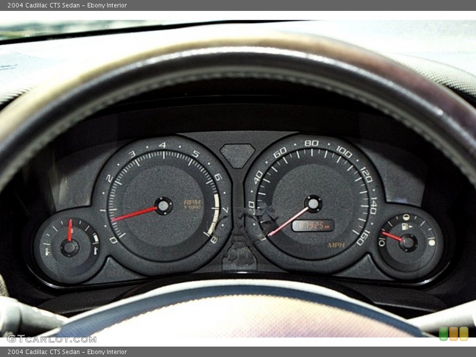 Ebony Interior Gauges for the 2004 Cadillac CTS Sedan #66211417