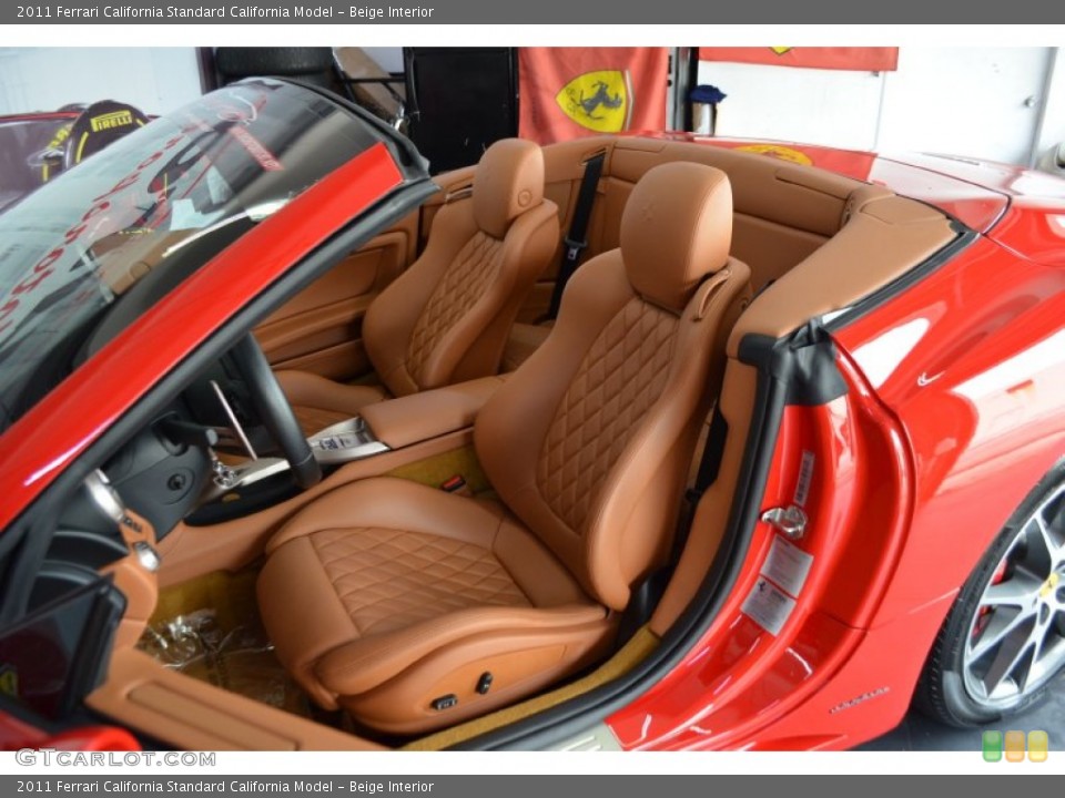 Beige Interior Front Seat for the 2011 Ferrari California  #66213574