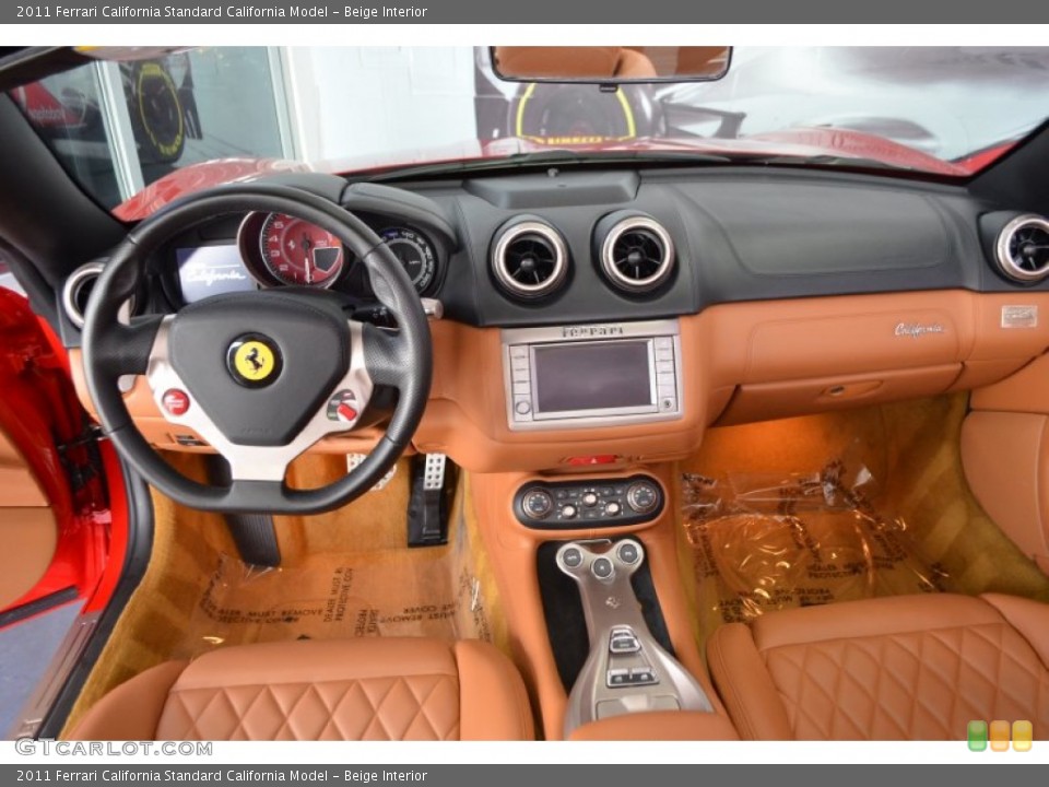 Beige Interior Dashboard for the 2011 Ferrari California  #66213583