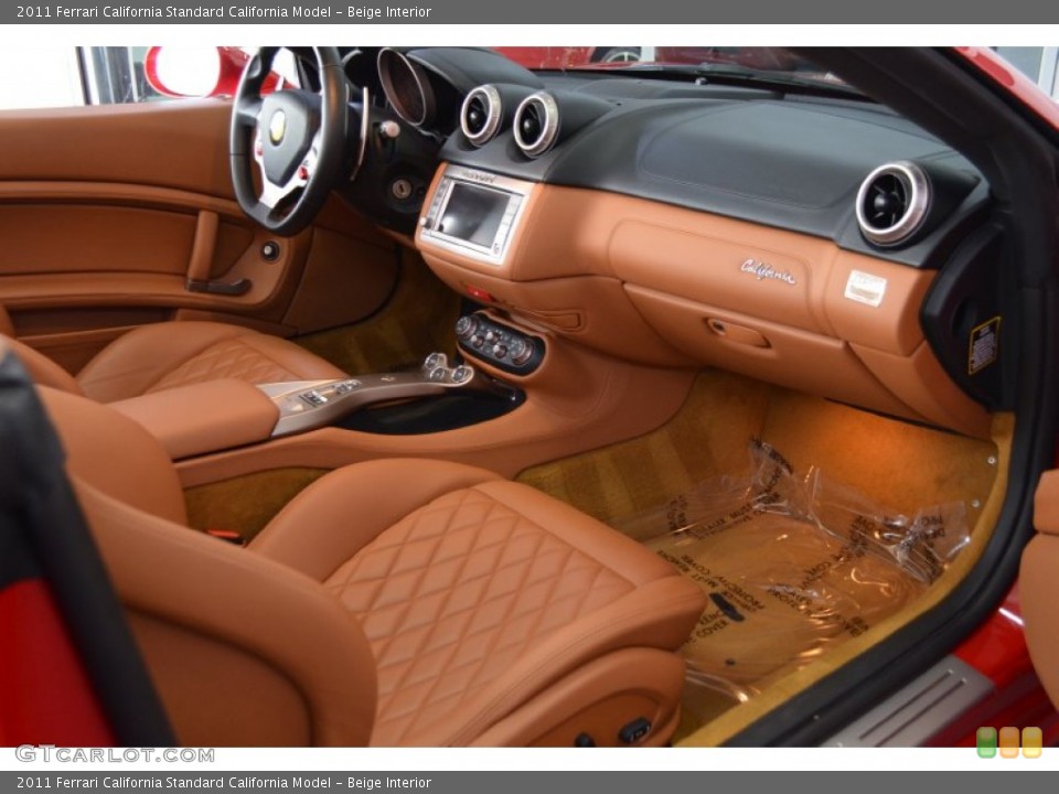 Beige Interior Dashboard for the 2011 Ferrari California  #66213598