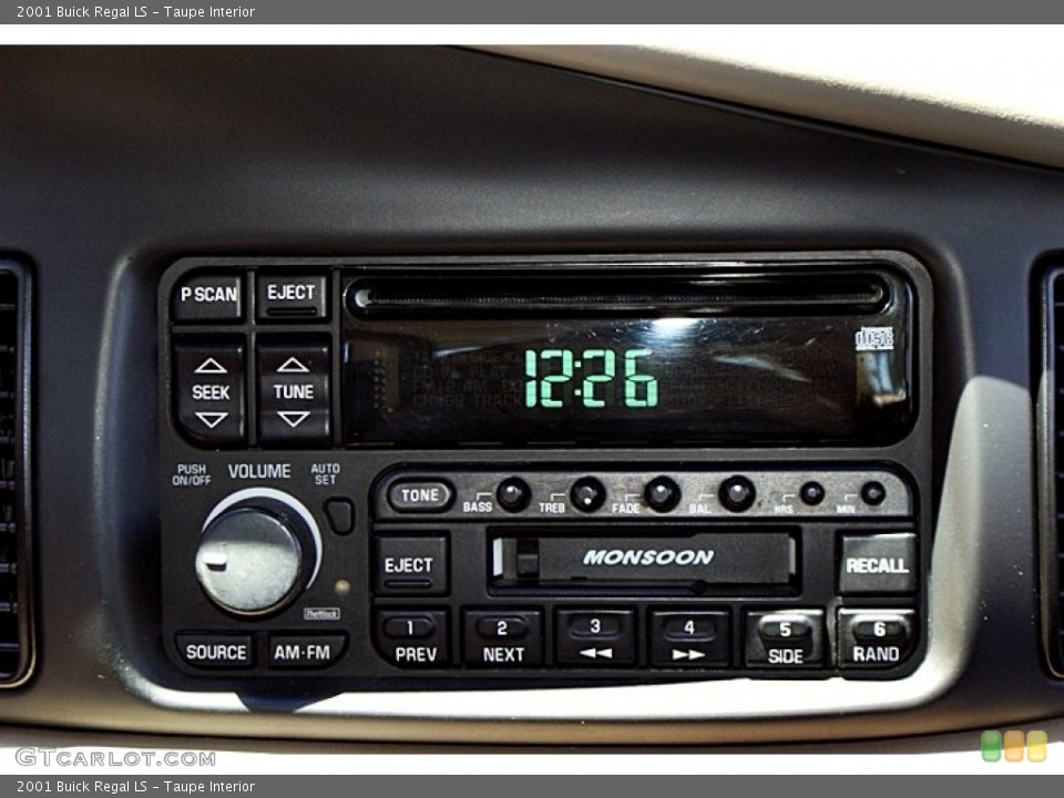 Taupe Interior Audio System for the 2001 Buick Regal LS #66214459