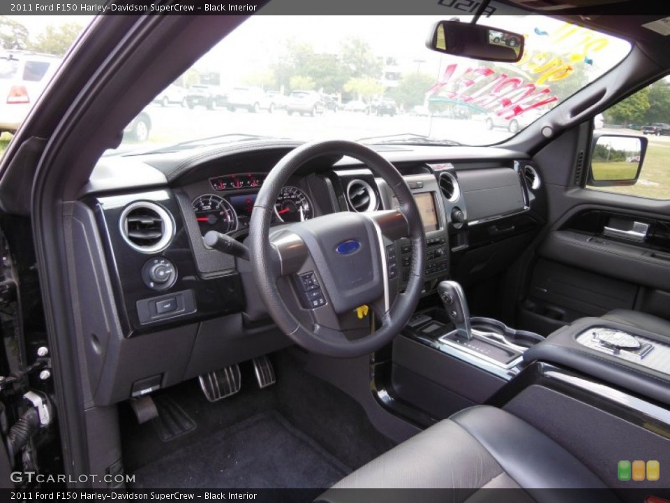 Black Interior Photo for the 2011 Ford F150 Harley-Davidson SuperCrew #66217024