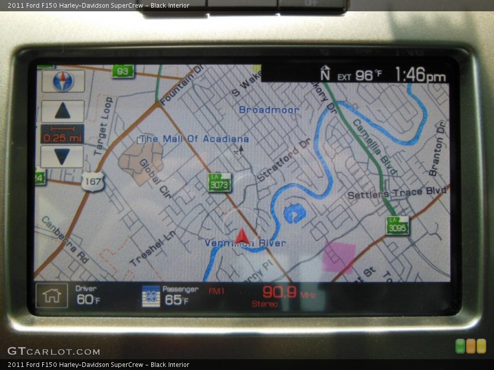 Black Interior Navigation for the 2011 Ford F150 Harley-Davidson SuperCrew #66217087