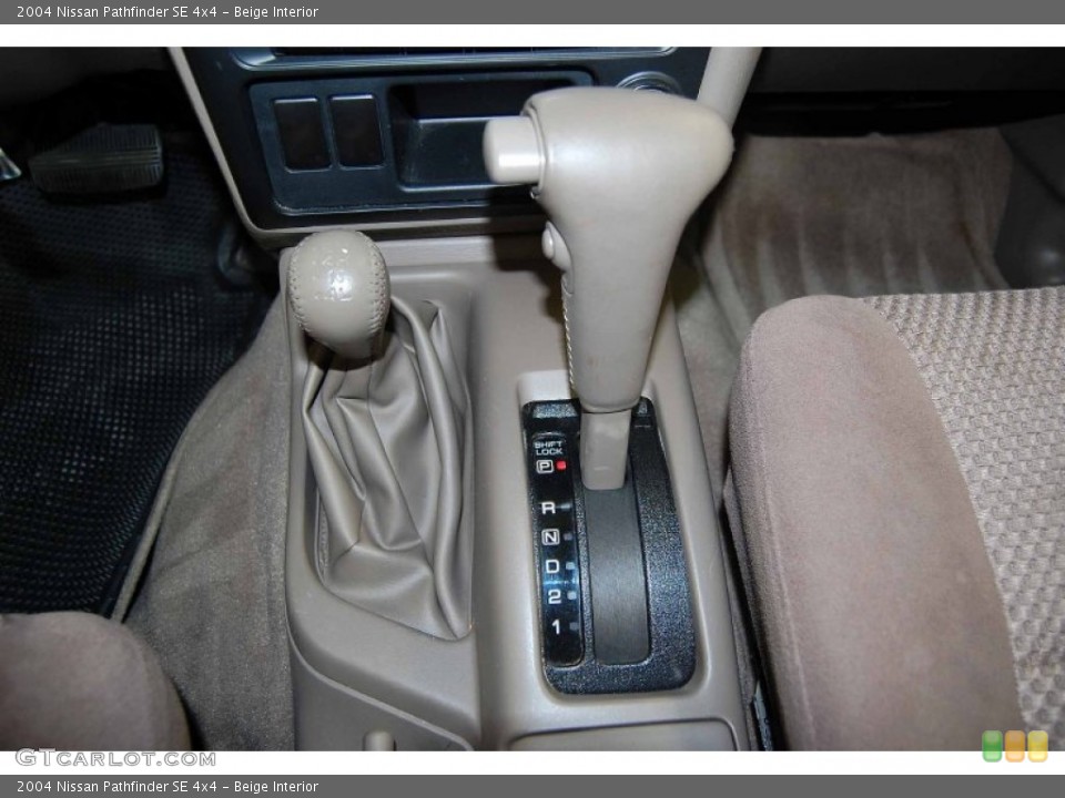 Beige Interior Transmission for the 2004 Nissan Pathfinder SE 4x4 #66217435