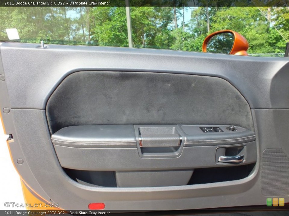 Dark Slate Gray Interior Door Panel for the 2011 Dodge Challenger SRT8 392 #66217698