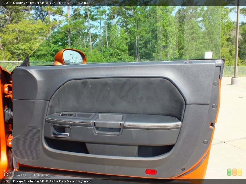 Dark Slate Gray Interior Door Panel for the 2011 Dodge Challenger SRT8 392 #66217705