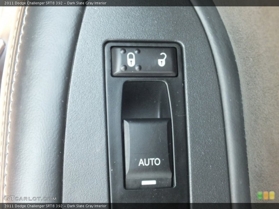 Dark Slate Gray Interior Controls for the 2011 Dodge Challenger SRT8 392 #66217735