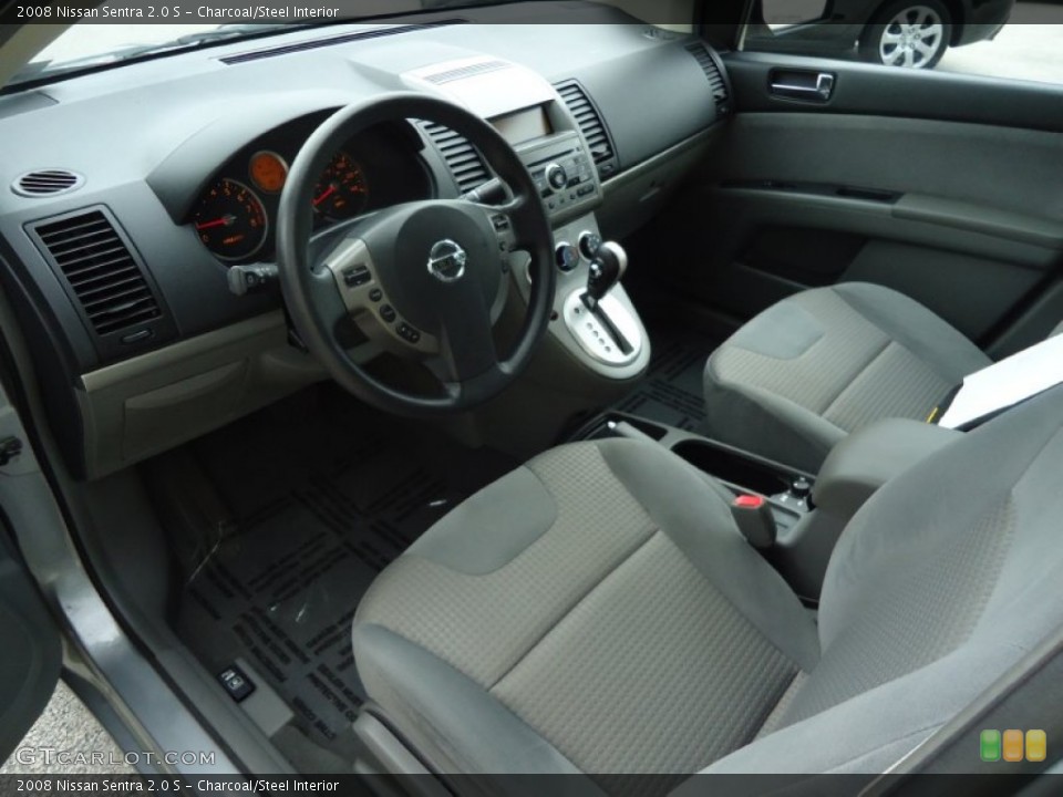 Charcoal/Steel Interior Photo for the 2008 Nissan Sentra 2.0 S #66218212