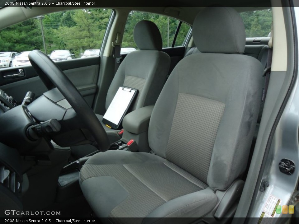 Charcoal/Steel Interior Photo for the 2008 Nissan Sentra 2.0 S #66218227