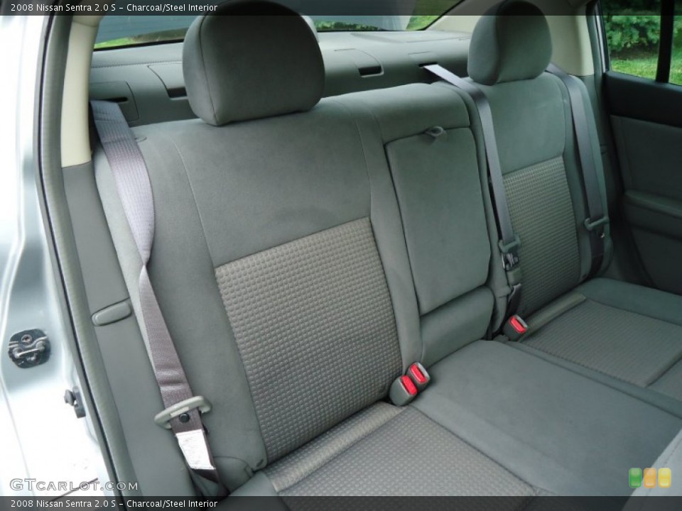 Charcoal/Steel Interior Rear Seat for the 2008 Nissan Sentra 2.0 S #66218290
