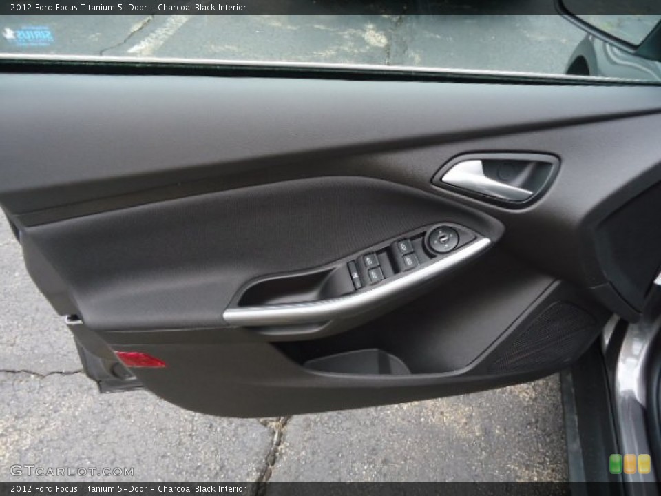 Charcoal Black Interior Door Panel for the 2012 Ford Focus Titanium 5-Door #66218295