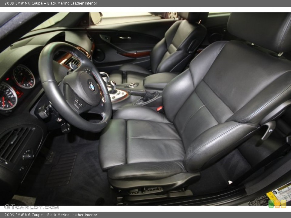 Black Merino Leather Interior Photo for the 2009 BMW M6 Coupe #66220281