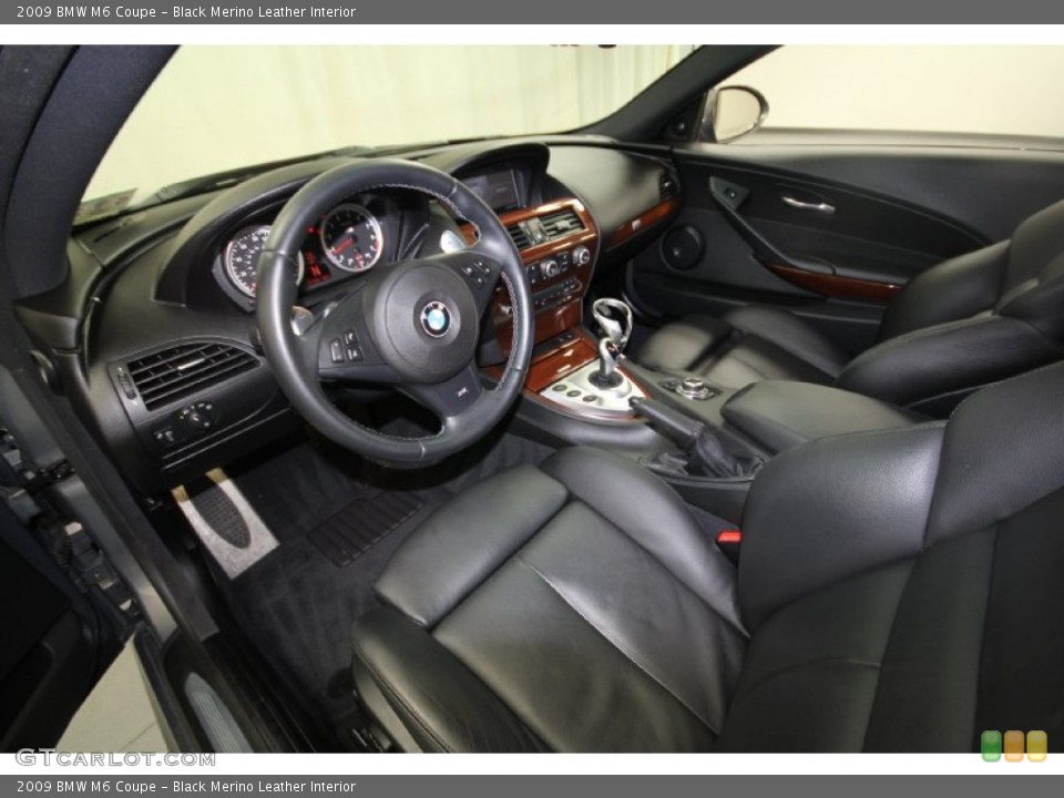 Black Merino Leather Interior Photo for the 2009 BMW M6 Coupe #66220370