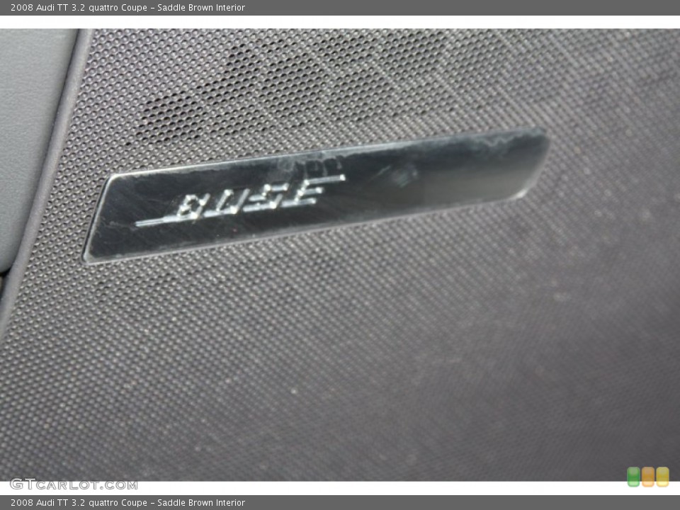 Saddle Brown Interior Audio System for the 2008 Audi TT 3.2 quattro Coupe #66220383
