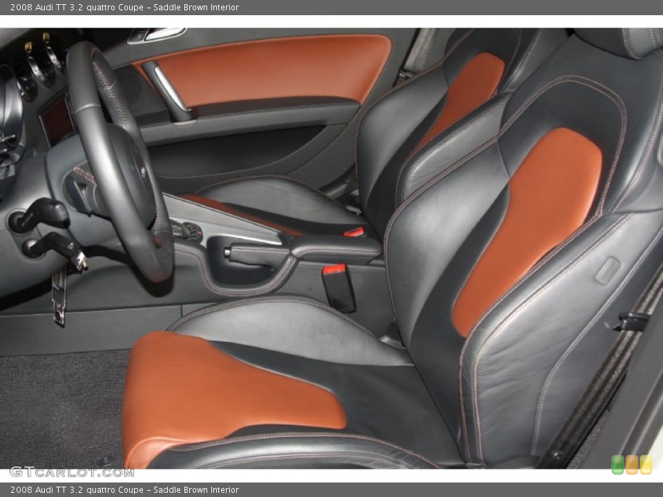 Saddle Brown Interior Photo for the 2008 Audi TT 3.2 quattro Coupe #66220401