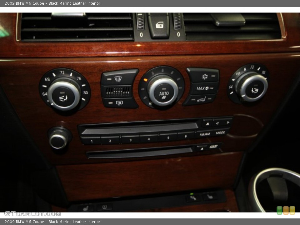 Black Merino Leather Interior Controls for the 2009 BMW M6 Coupe #66220434