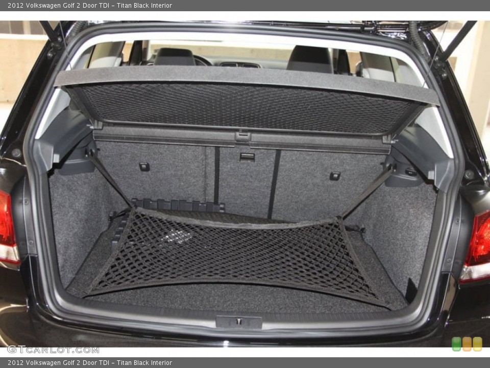 Titan Black Interior Trunk for the 2012 Volkswagen Golf 2 Door TDI #66222192