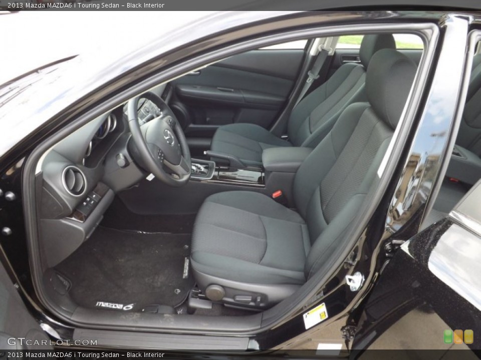 Black Interior Photo for the 2013 Mazda MAZDA6 i Touring Sedan #66222664