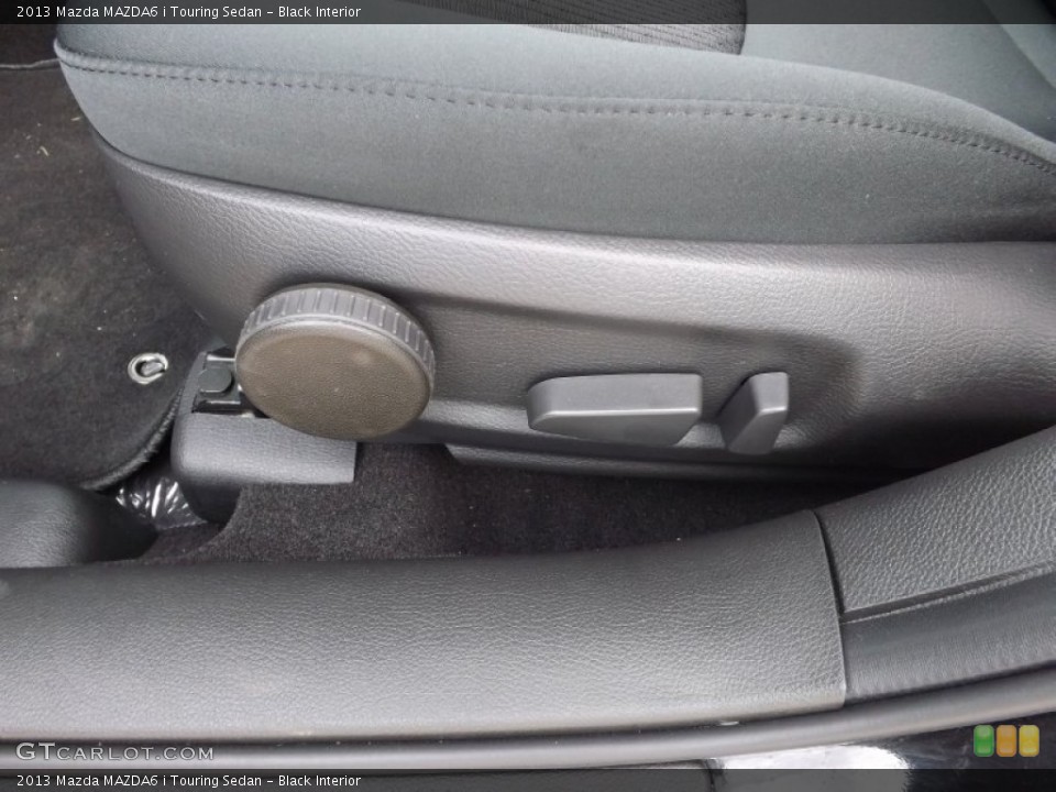 Black Interior Front Seat for the 2013 Mazda MAZDA6 i Touring Sedan #66222673