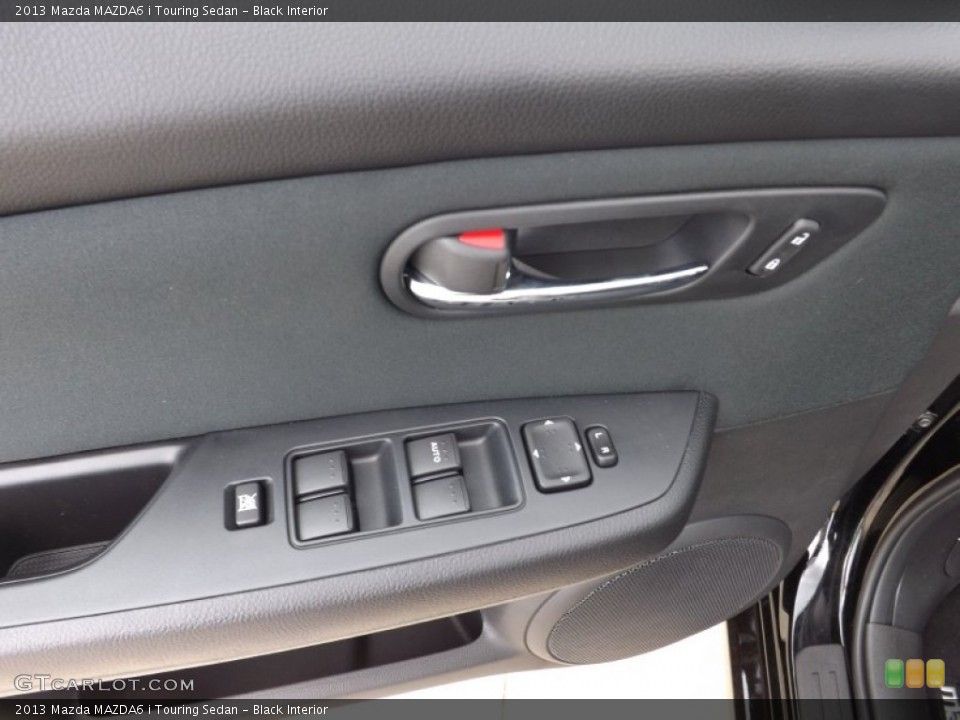 Black Interior Controls for the 2013 Mazda MAZDA6 i Touring Sedan #66222718