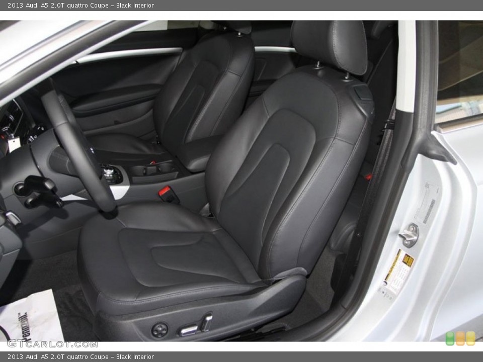 Black Interior Front Seat for the 2013 Audi A5 2.0T quattro Coupe #66222862