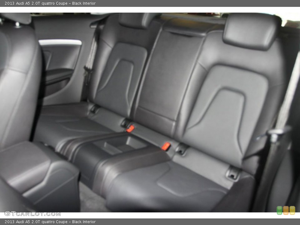 Black Interior Rear Seat for the 2013 Audi A5 2.0T quattro Coupe #66222889