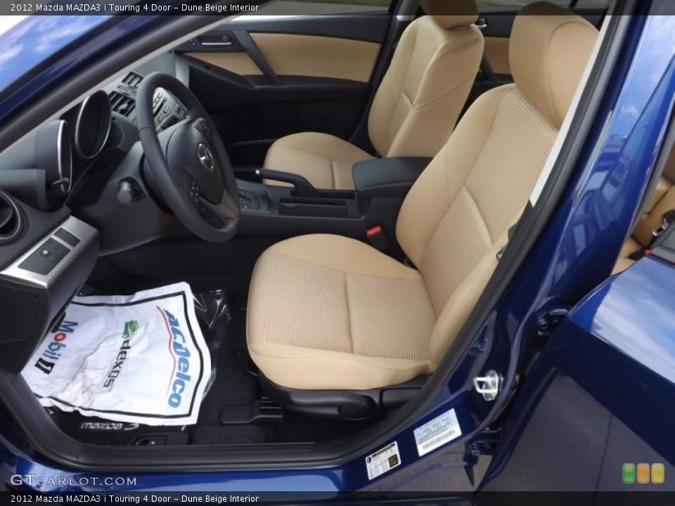 Dune Beige Interior Photo for the 2012 Mazda MAZDA3 i Touring 4 Door #66223303