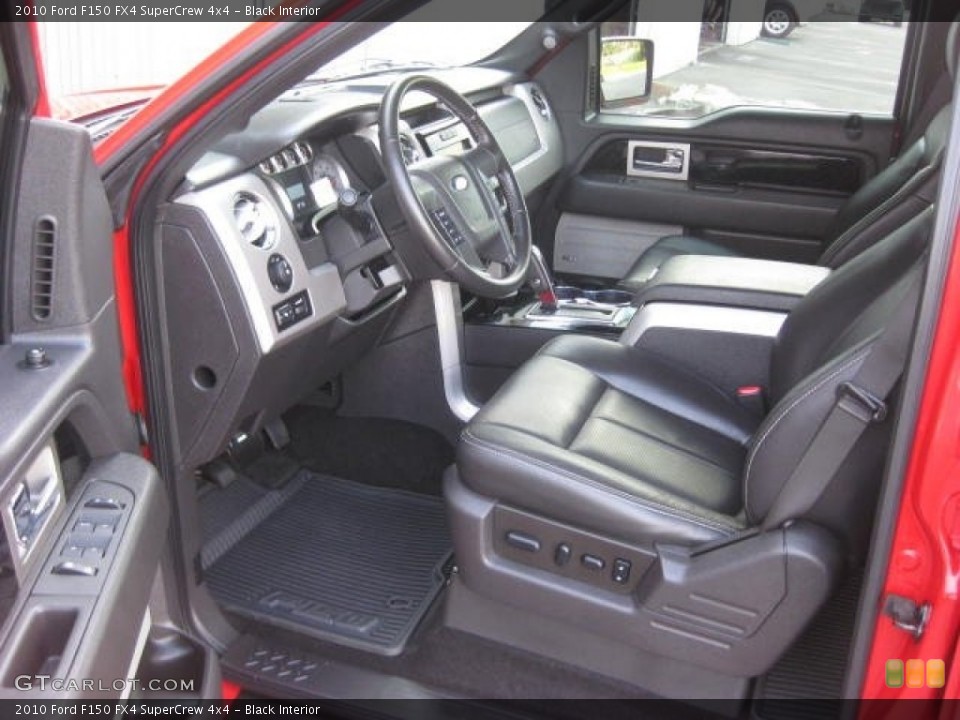 Black Interior Photo for the 2010 Ford F150 FX4 SuperCrew 4x4 #66224953