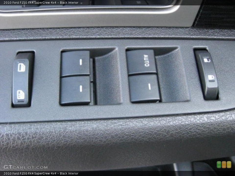 Black Interior Controls for the 2010 Ford F150 FX4 SuperCrew 4x4 #66224975