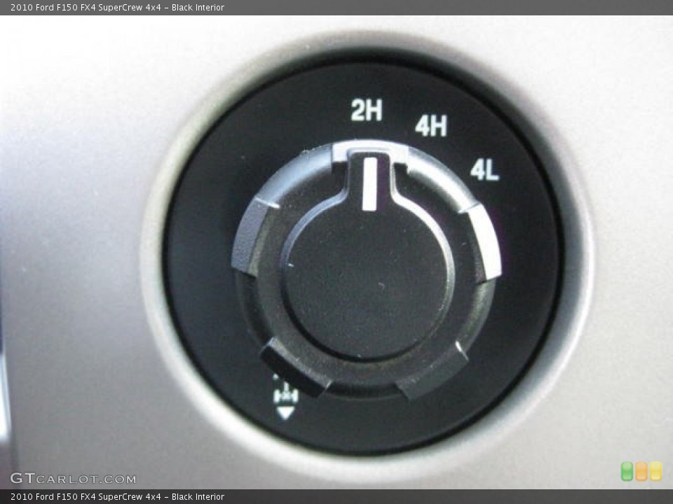 Black Interior Controls for the 2010 Ford F150 FX4 SuperCrew 4x4 #66225120